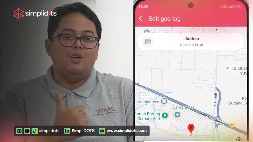 Geotagging SimpliDOTS x PT Wahana Mekar Lestari 