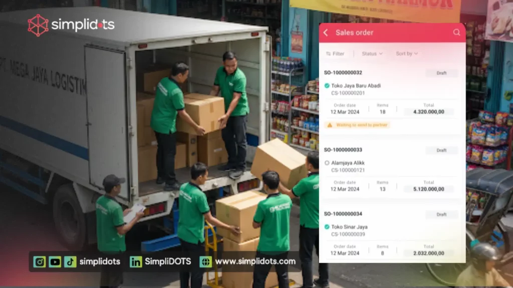 Fungsi Distribusi Produk & Manfaat Aplikasi Distributor SimpliDOTS