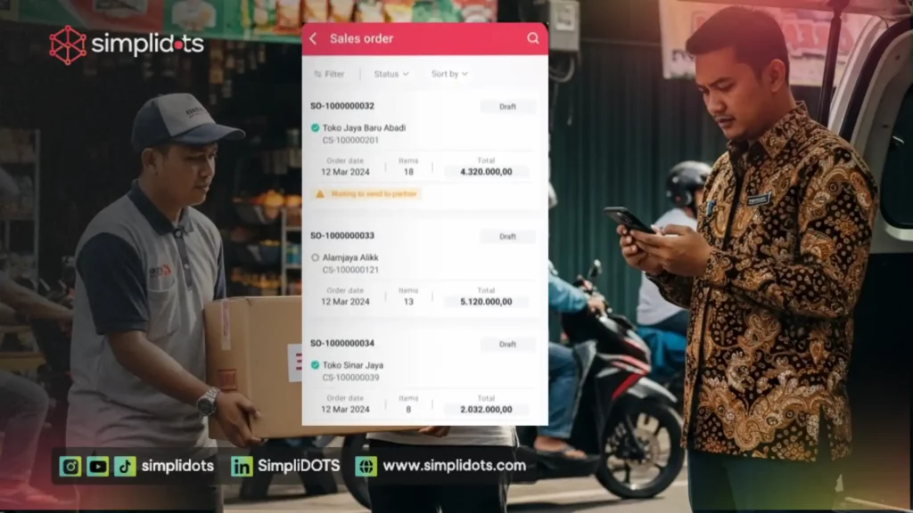 Fungsi Distribusi Produk & Manfaat Aplikasi Distributor SimpliDOTS