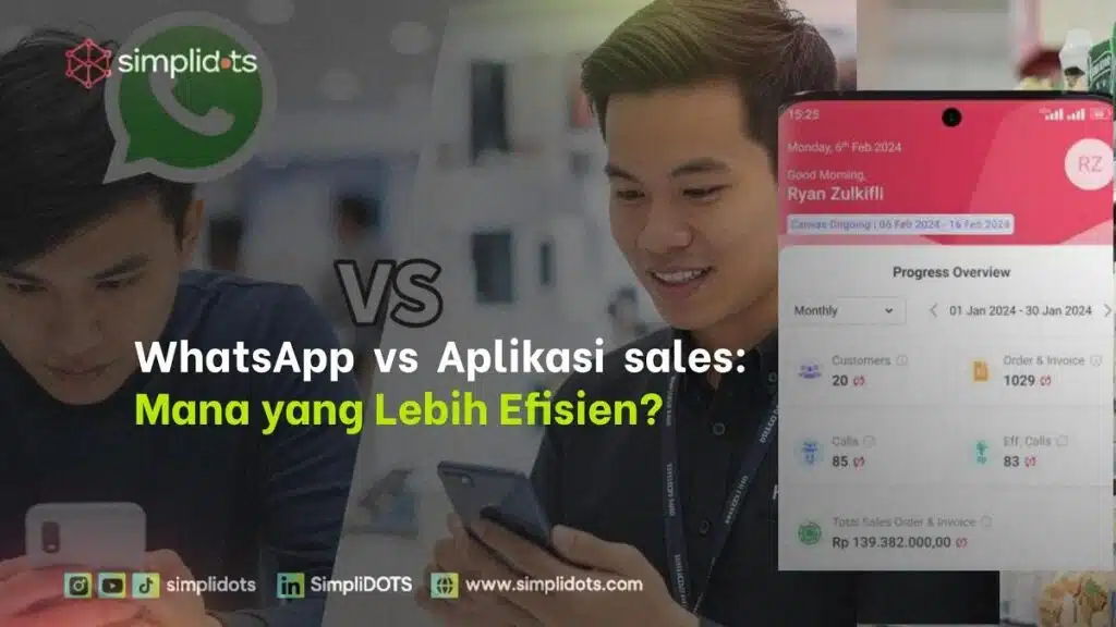 Aplikasi Sales vs WhatsApp: Mana yang Lebih Efisien?