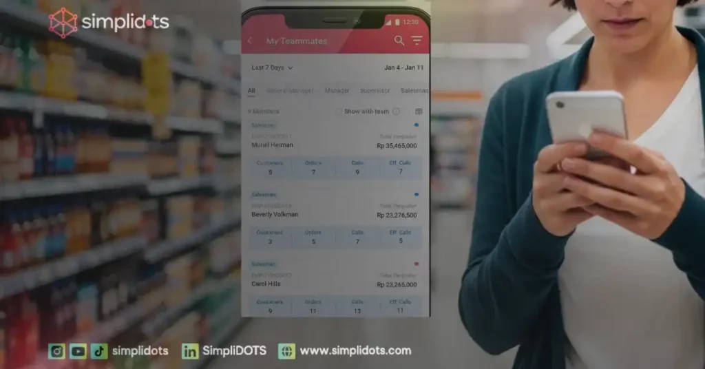 Aplikasi Distributor & SFA SimpliDOTS