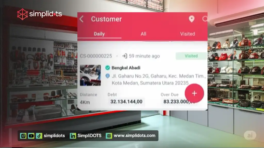 Aplikasi Sales Tracking SimpliDOTS