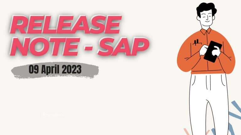 SFA (Sales Force Automation) versi 2.15.4 SAP – [09 April 2023]